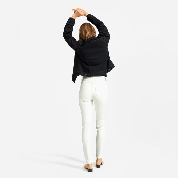 Everlane White High Rise Skinny Jeans - Picture 2 of 6